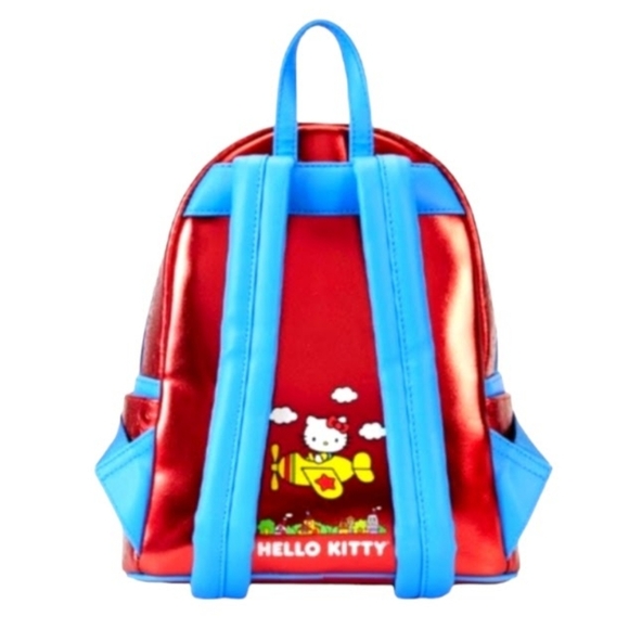 NEW Loungefly Sanrio Hello Kitty 50th Anniversary Coin Bag Backpack - Picture 11 of 13